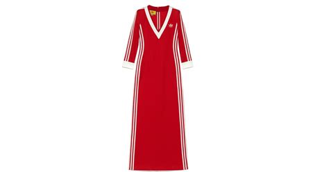 gucci adidas dress red